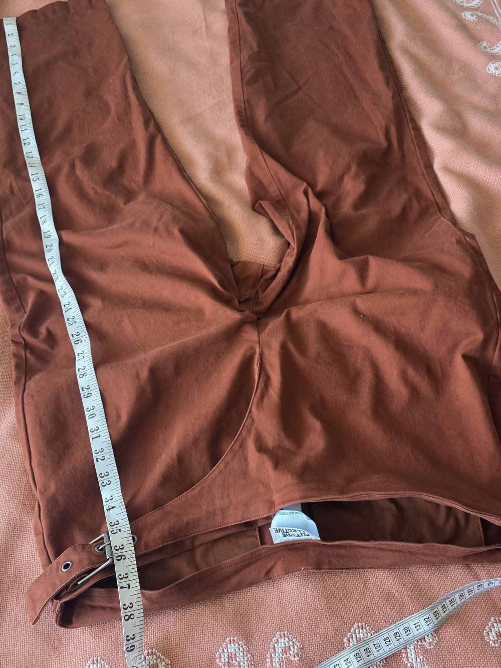 Straight Leg Pants in Rust Sz 16 - Picture 9 of 12